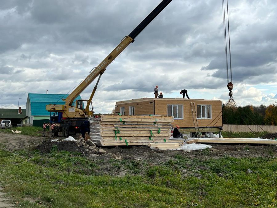 Поставлены все 13 домокомплектов в село Шайдуриха, где по поручению Евгения  Куйвашева строятся дома для погорельцев - Новости Свердловской области -  Информационный портал Свердловской области